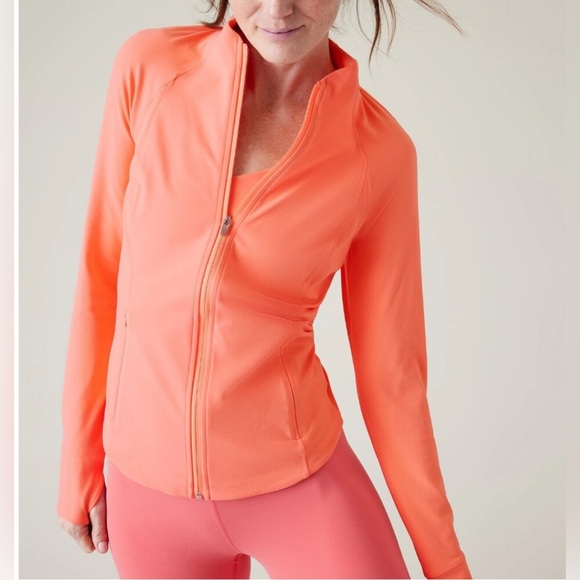 NWT Athleta Salutation Sunset Glow Jacket Size 3X - Picture 4 of 7